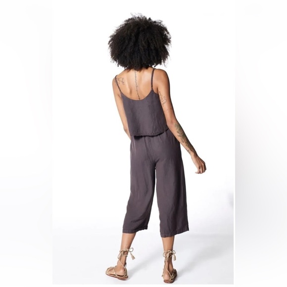 Young Fabulous & Broke Rehan Swing Brown Linen Blend Tank Top |‎ Small - Picture 5 of 8